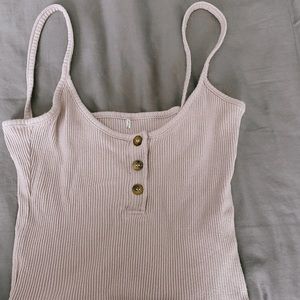 Lilac Purple Cotton On Crop Tank, Size Small